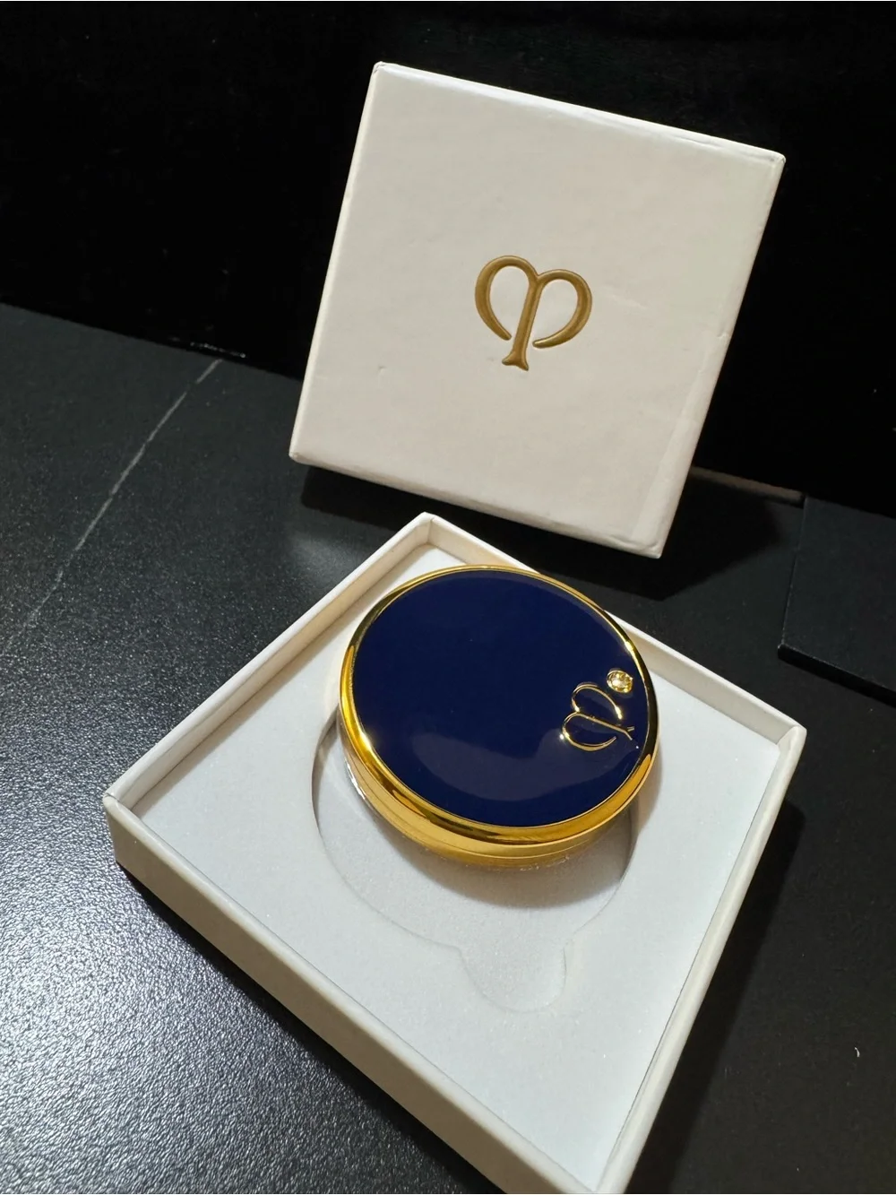 Clé de Peau Beauté Navy & Gold Compact Mirror